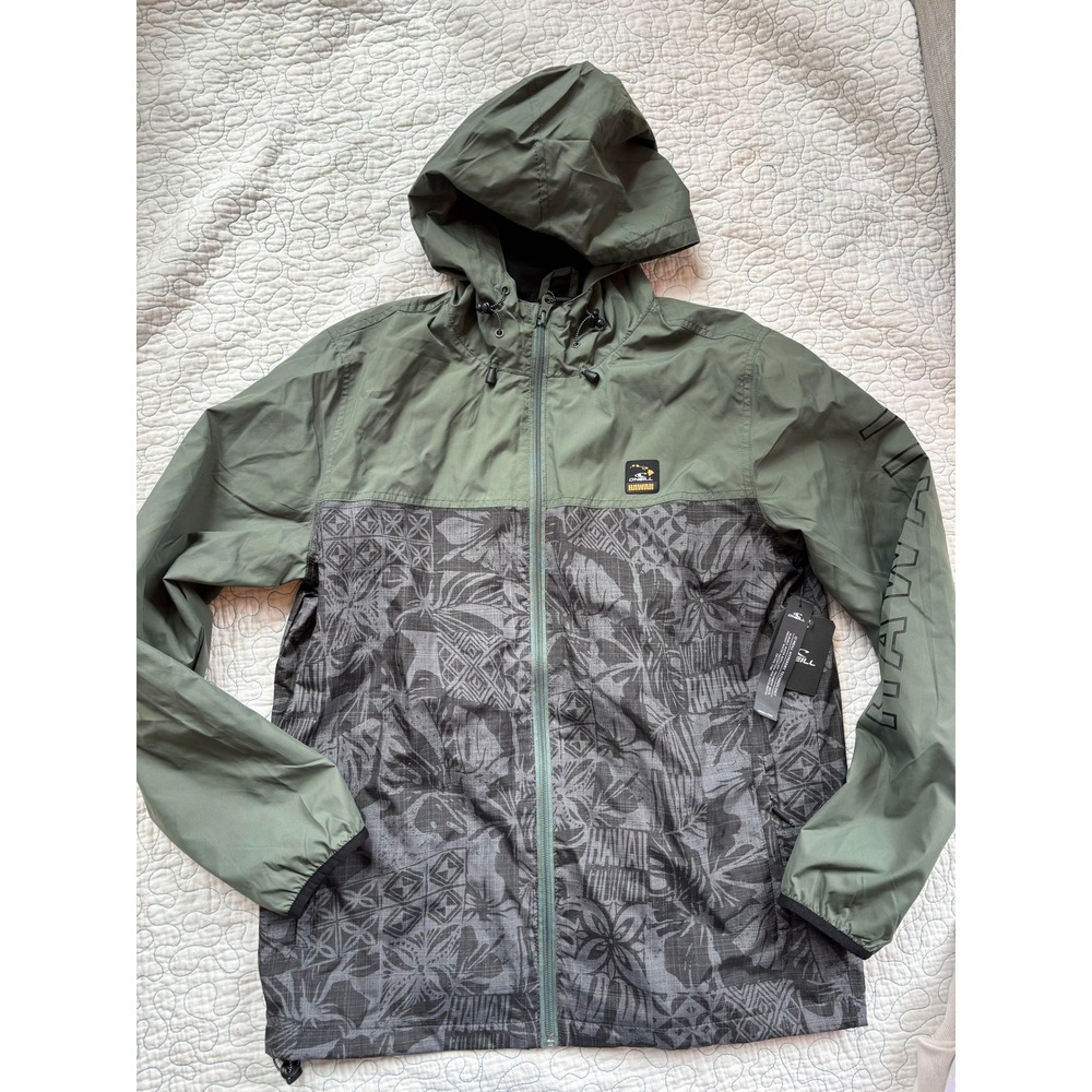 O'Neill Mens Windbreaker Jacket Hawaii Size Medium